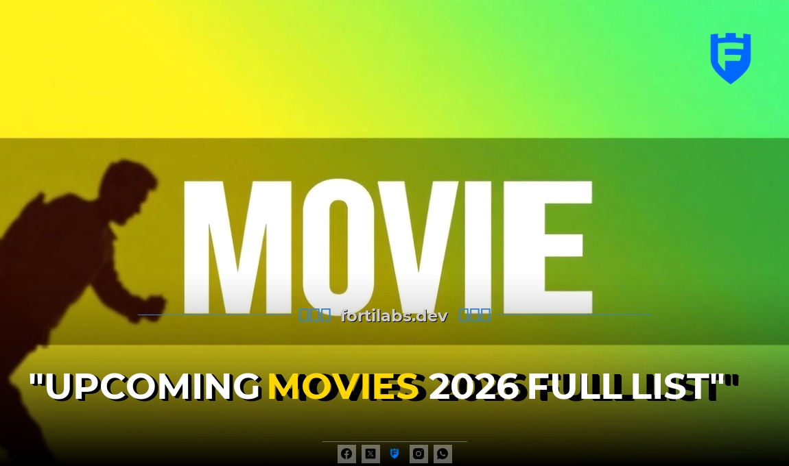 Upcoming Movies 2026 Full List